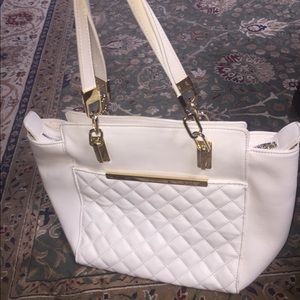 White and Gold Purse